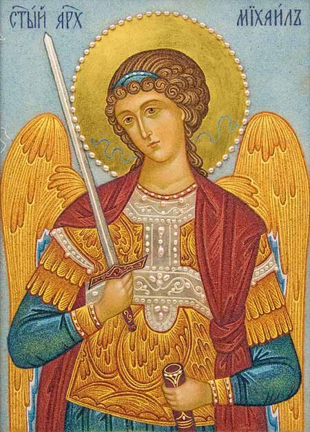 Stone Icon of Michael the Archangel