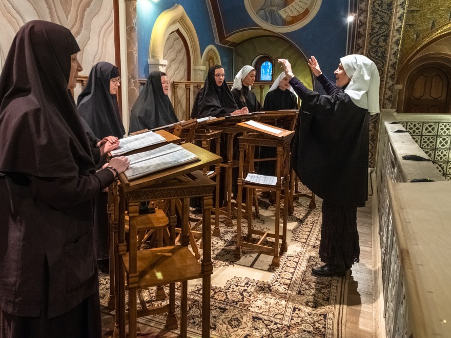 Church choir rehearsal Church choir rehearsal